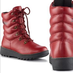 Cougar arctic boot leather waterproof fleece lining TRP anti slip sole Sz 8 NIB